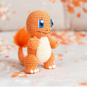 Crochet Charmander Amigurumi Pattern - Digital PDF Download