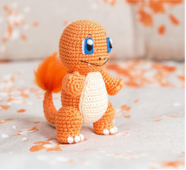 Crochet Charmander Amigurumi Pattern - Digital PDF Download