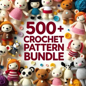 500 Crochet Pattern Bundle, Amigurumi , PDF Beginner